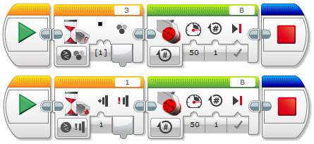 Ev3 best sale wait block